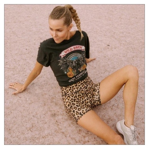 RARE NWT Sold Out Spell Exclusive Wild Raven Biker Tee Size XS - Picture 2 of 5